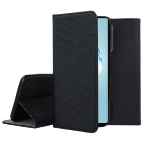 Кожен калъф тефтер и стойка Magnetic FLEXI Book Style за Samsung Galaxy S20 Plus G985 черен 